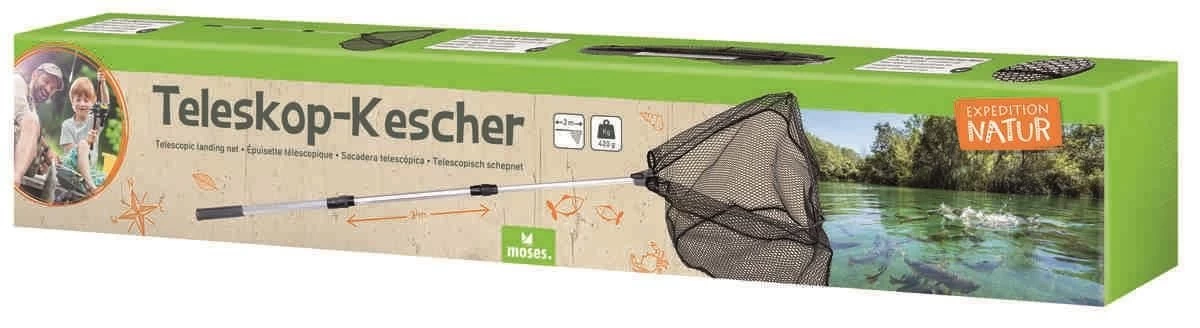 Moses -expeditie Natuur Expeditie Natuur Visnet Met Telscoop Stang - Afbeelding 3