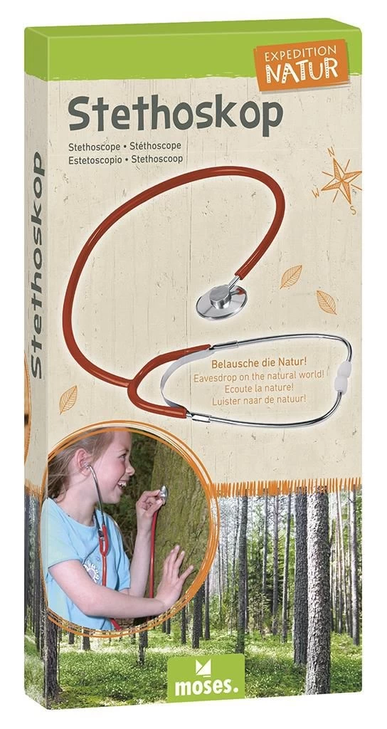 Moses -expeditie Natuur Stethoscoop Voor Kinderen Om Naar Hartslag Of Sapstroom Te Luisteren - Afbeelding 2