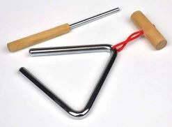 Voggenreiter Kindermuziekinstrumenten Triangel Met Houten Handvat Van FSC Hout