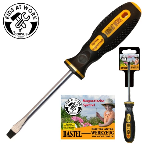 Kids At Work Kindergereedschap Platte Schroevendraaier Voor Kinderen