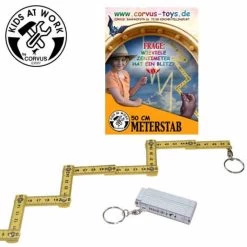 Kids At Work Kindergereedschap Sleutelhanger Duimstok 50 Cm