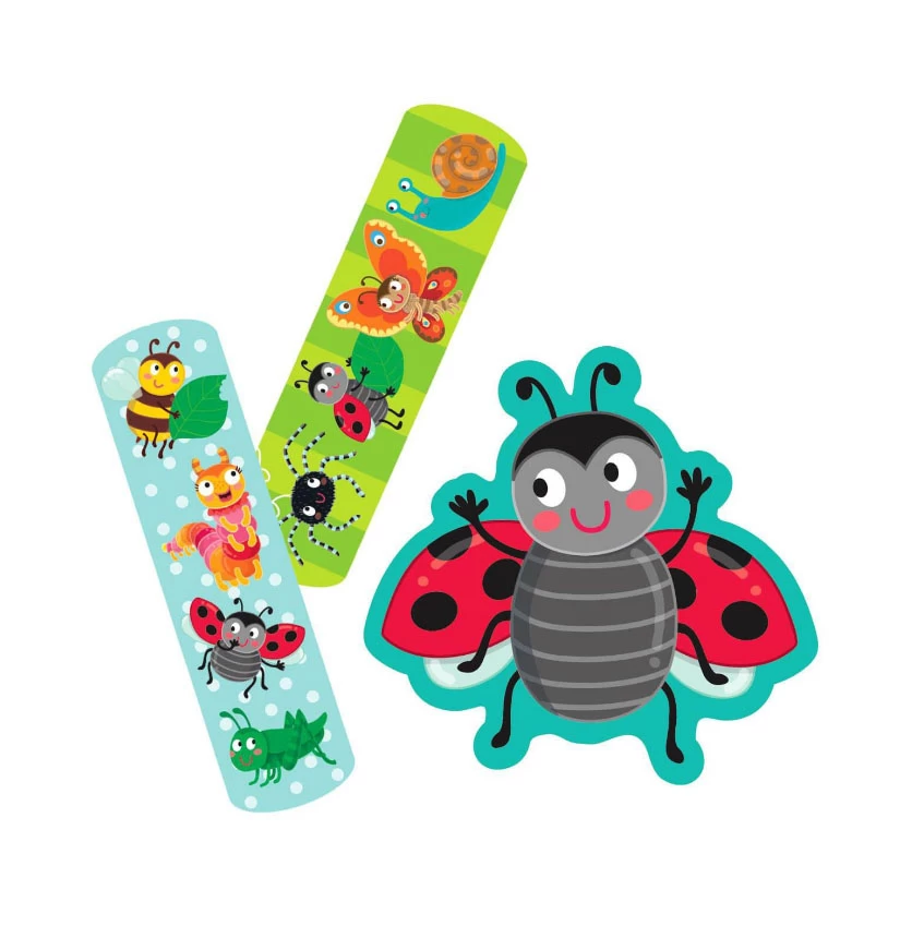 Moses -expeditie Natuur Vrolijke Kriebelbeestjes - Motief Pleisters - Afbeelding 2