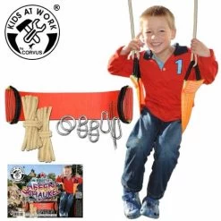 Kids At Work Kindergereedschap Apenschommel Met Toebehoren