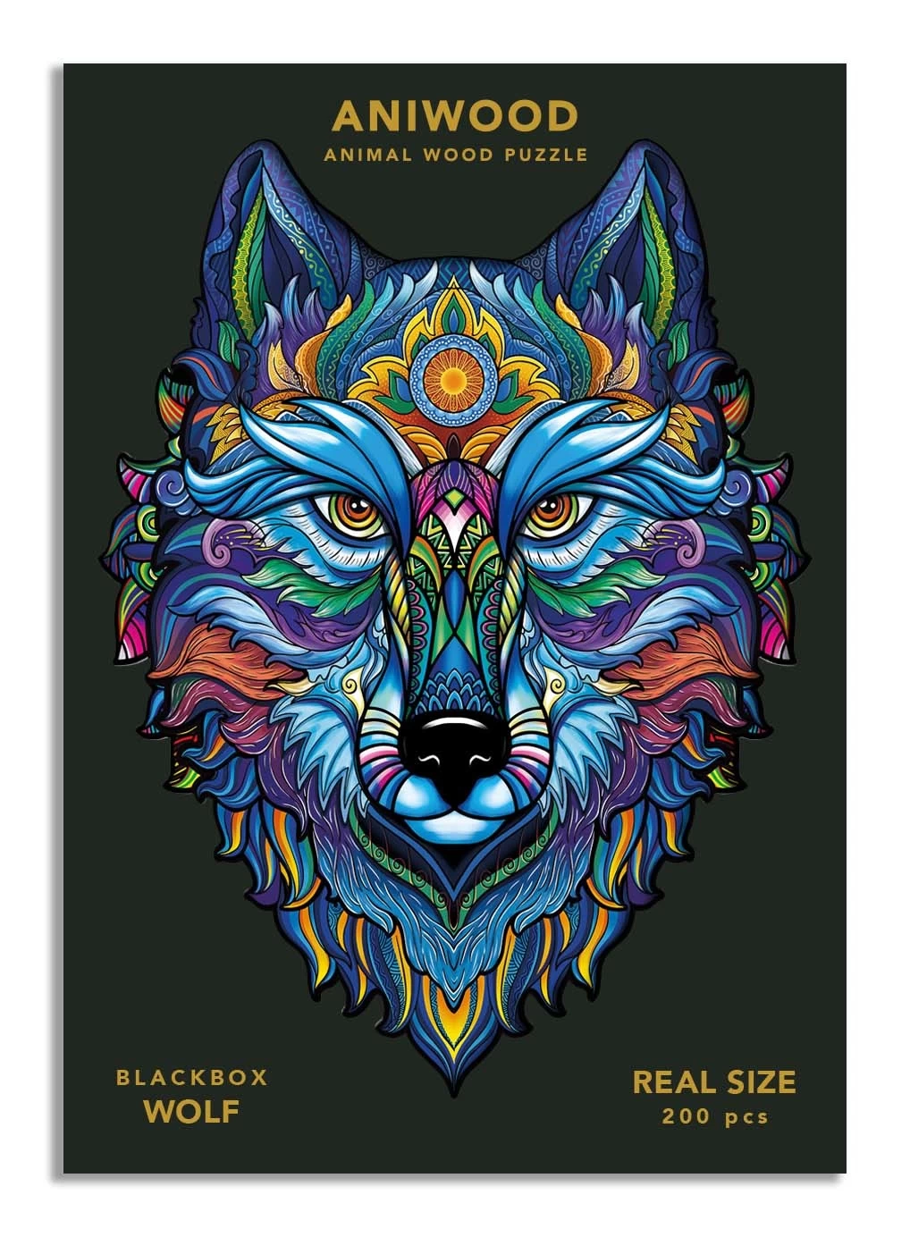 Aniwood Aniwood Puzzle Wolf Large