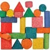 KORXX Kurk Blokken Form Colour Mix Educational - 56 Gekleurde Kurk Bouwvormen