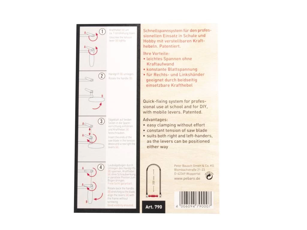 Pebaro Kinderfiguurzaag Met Zelfspanner - Afbeelding 3