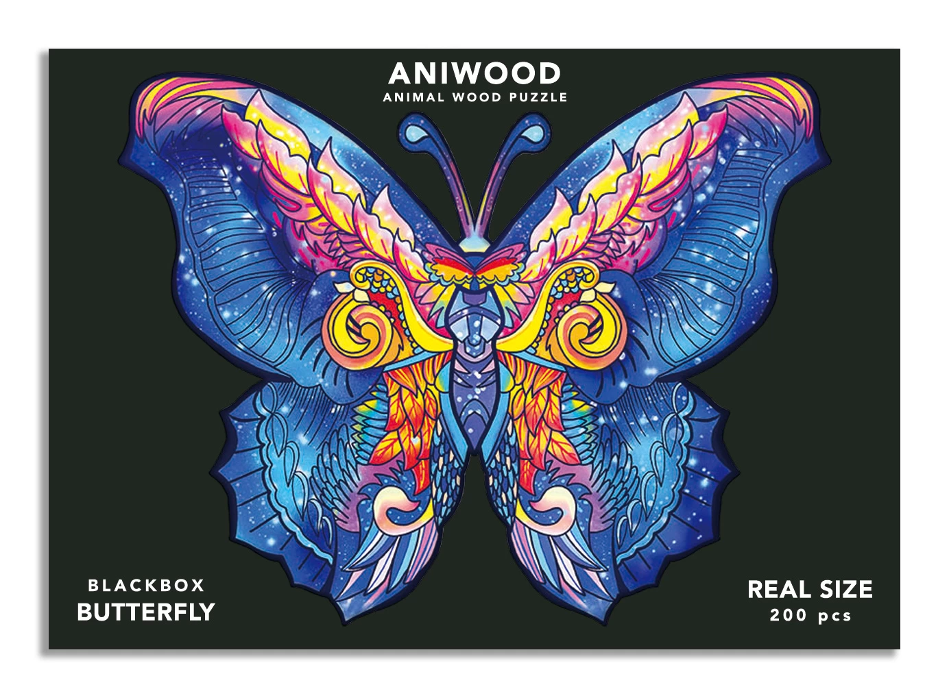 Aniwood Aniwood Puzzle Butterfly Large - Afbeelding 4