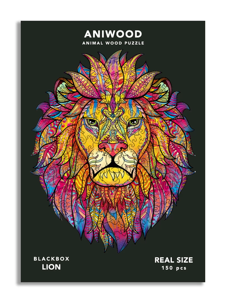 Aniwood Aniwood Puzzle Lion Medium - Afbeelding 2