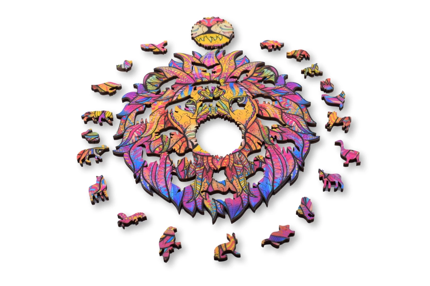 Aniwood Aniwood Puzzle Lion Medium - Afbeelding 4