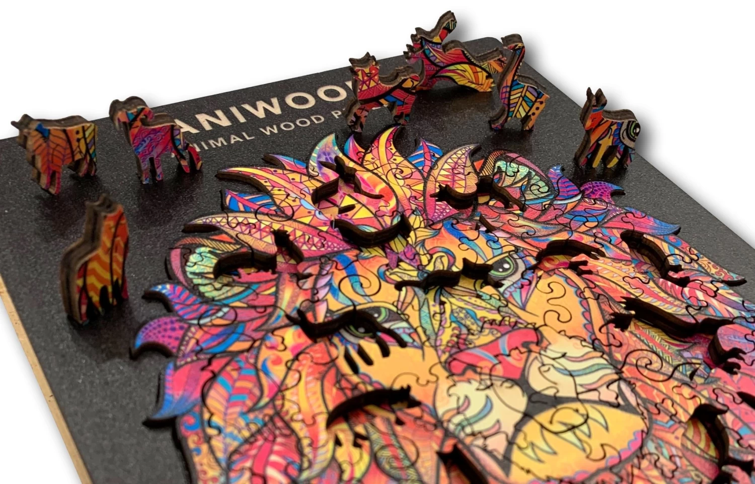 Aniwood Aniwood Puzzle Lion Medium - Afbeelding 6