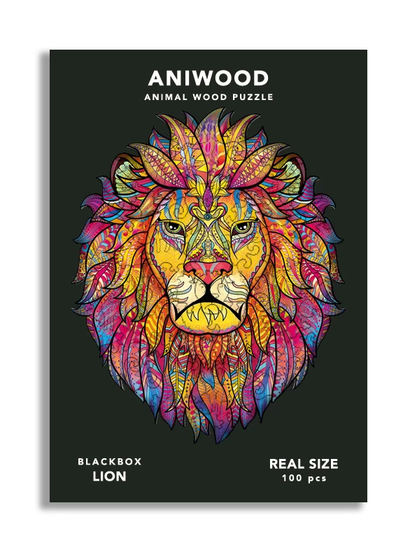 Aniwood Aniwood Puzzle Leeuw Small