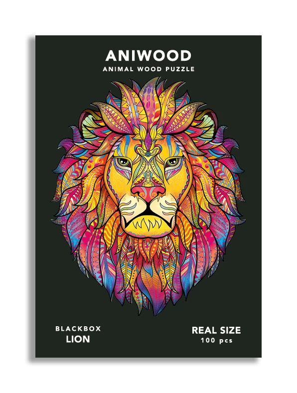 Aniwood Aniwood Puzzle Leeuw Small - Afbeelding 4