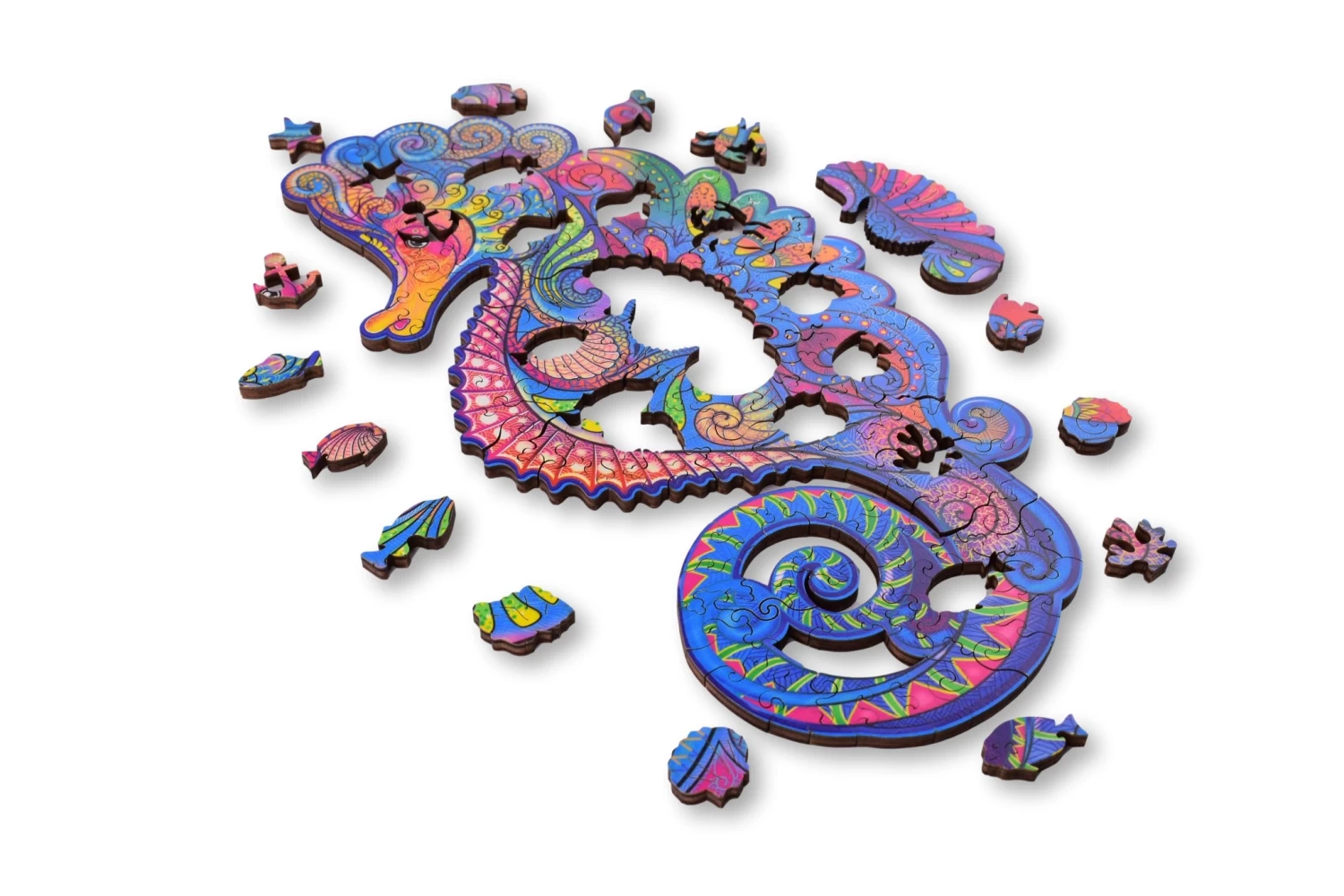 Aniwood Aniwood Puzzle Seahorse Small - Afbeelding 2