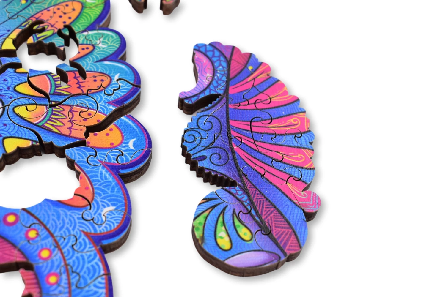 Aniwood Aniwood Puzzle Seahorse Small - Afbeelding 3