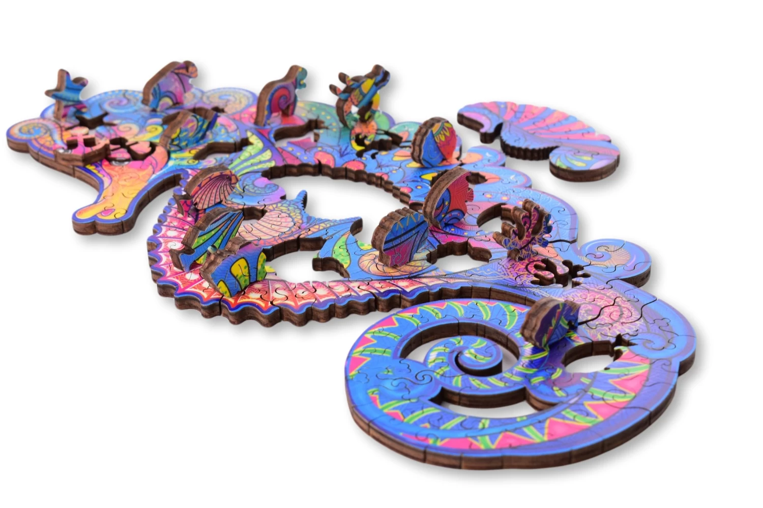Aniwood Aniwood Puzzle Seahorse Small - Afbeelding 4