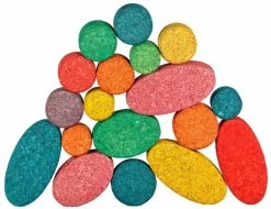 KORXX Kurk Blokken Kuller C Mix - 20 Gekleurde Bouwstenen