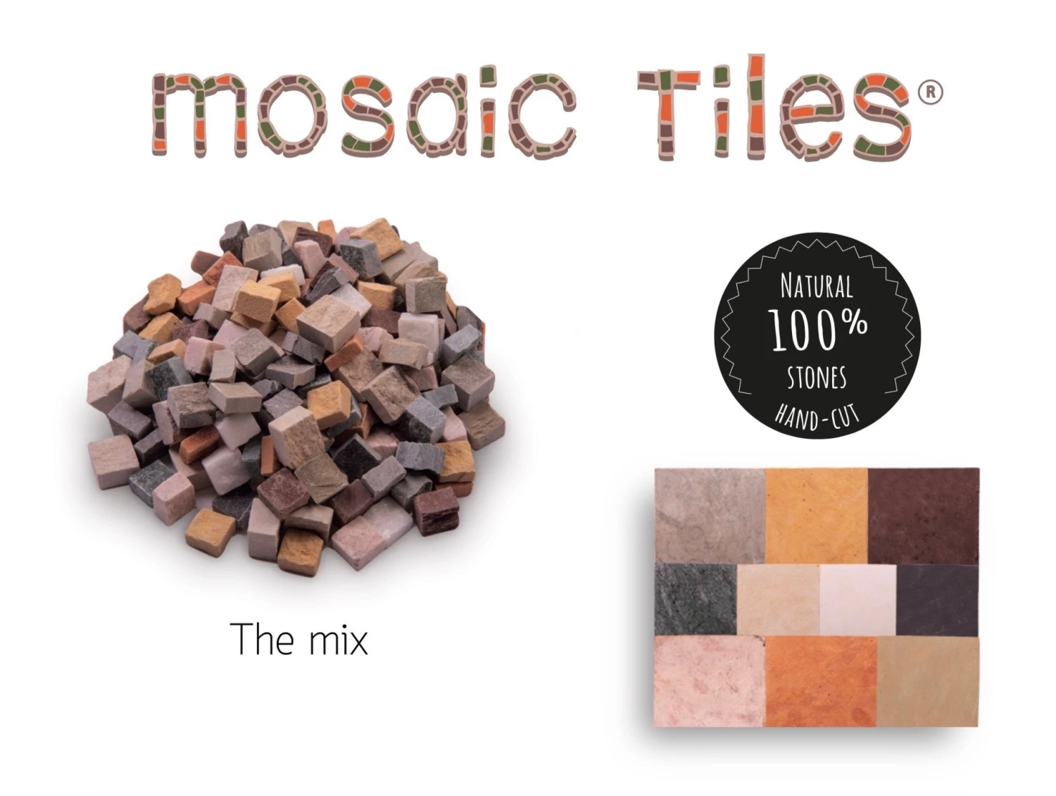 Neptune Mosaic Pot Met 750 Gekleurde Mozaieksteentjes 700 G/0,5 L