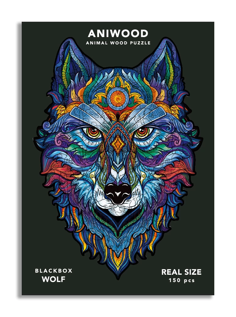 Aniwood Aniwood Puzzle Wolf Medium