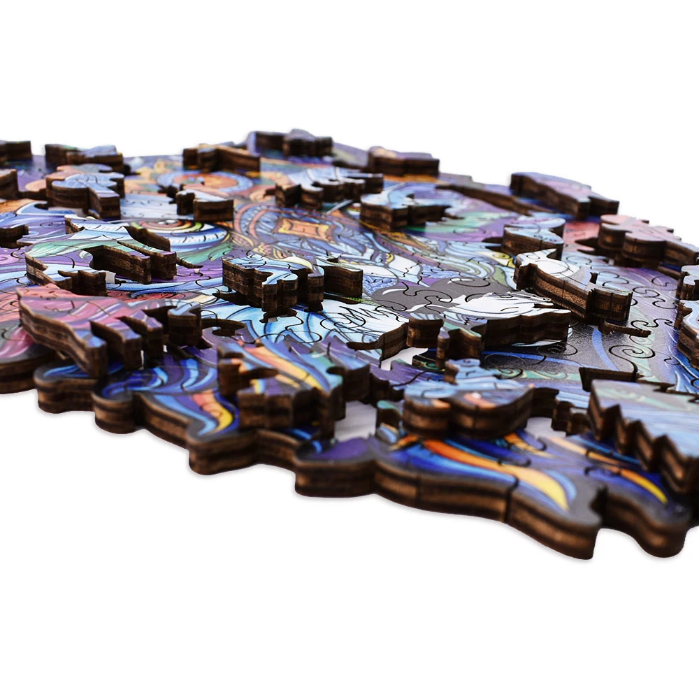 Aniwood Aniwood Puzzle Wolf Medium - Afbeelding 4