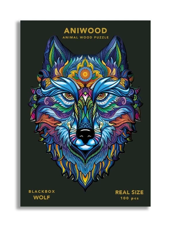 Aniwood Aniwood Puzzle Wolf Small