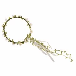 VAH - Spielzeugmanufaktur - Kinderspeelgoed Uit Historische Tijden Hoofdkrans Bloemen Madeliefjes