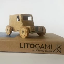 Litogami Zonne-energie Bouwpakketten Autogami - Auto Van Karton Op Zonne-energie Om Zelf In Elkaar Te Zetten