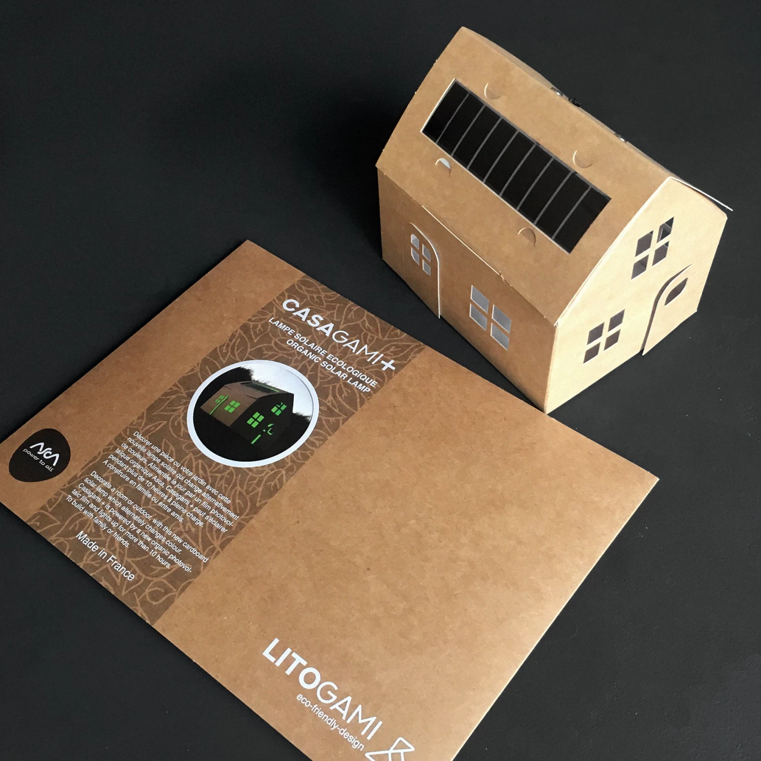 Litogami Zonne-energie Bouwpakketten Litogami Bouwpakket - Casagami Plus Kraft