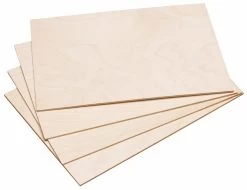 Pebaro 4 Berken Multiplex Platen A4 Formaat Voor De Figuurzaag