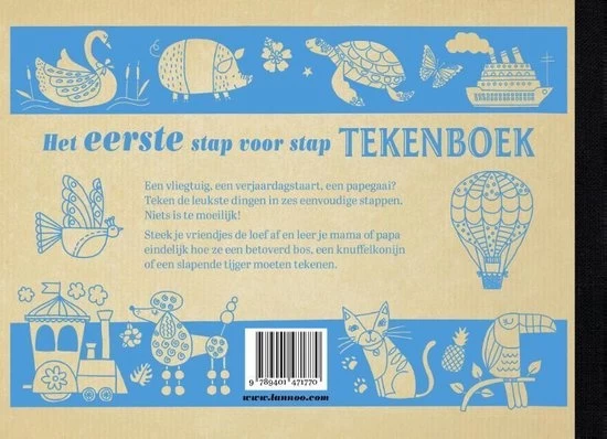 Lannoo Kinderboeken Lannoo Het Eerste Stap Voor Stap Tekenboek - Afbeelding 2