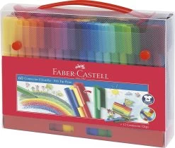 Viltstift Faber Castell Connector 60 Stuks In Koffer