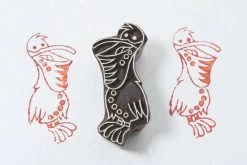Blockwallah Blokstempel Happy Pelican - Vrolijke Pelikaan