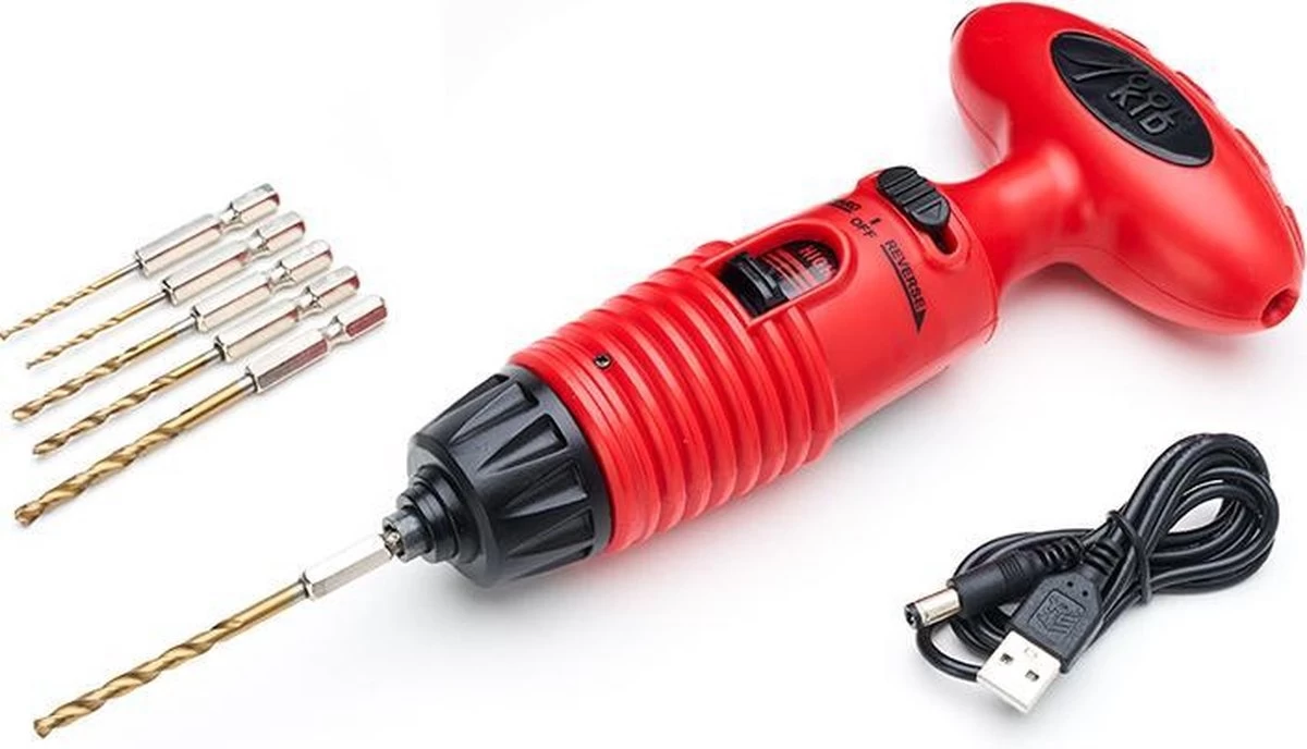 Toolkid Boormachine Met Speciaal Handvat Om Recht Te Boren - Afbeelding 2