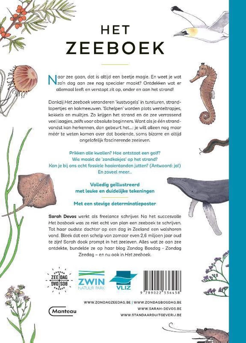 Het Zeeboek - Sarah Devos - Met Gratis Poster - Afbeelding 2