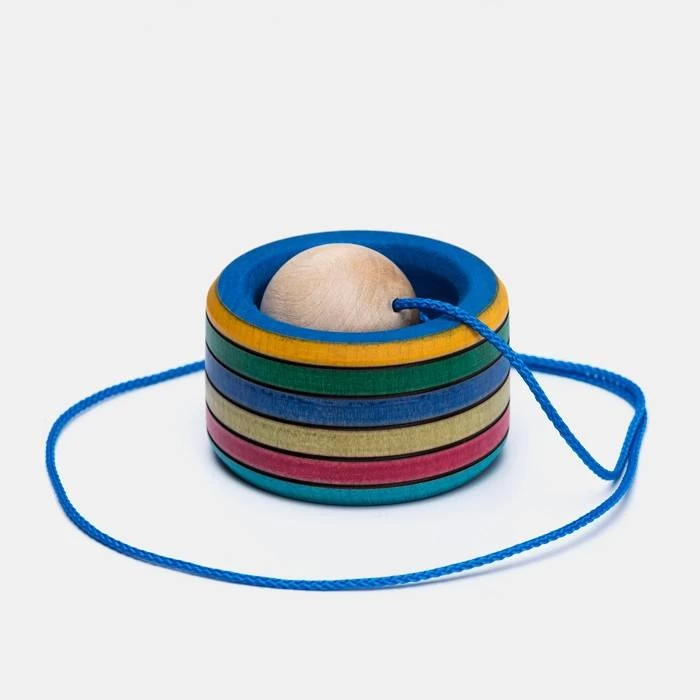 Mader Houten Tollen Bilboquet Vangbalspel Meerkleurig - Afbeelding 6