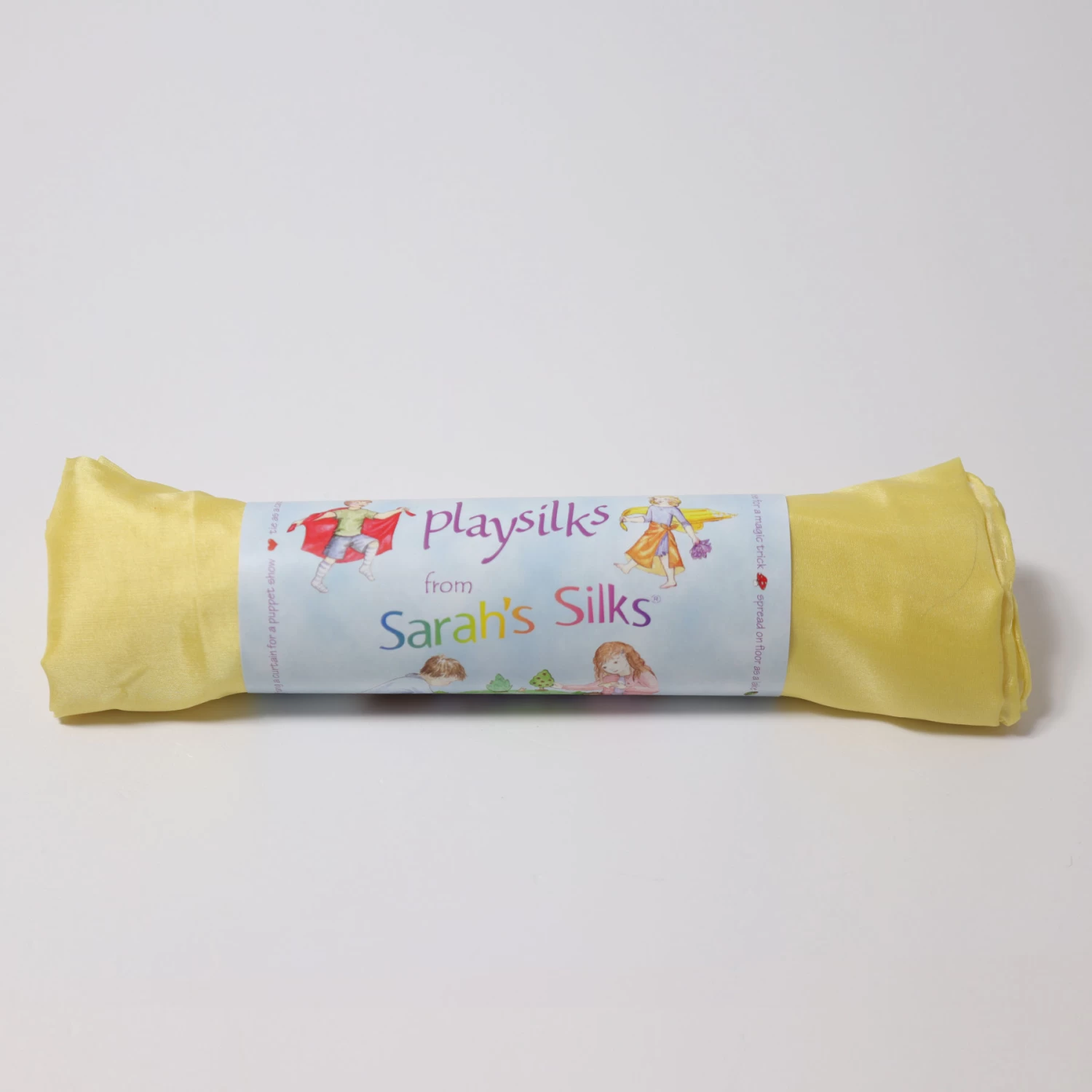 Sarah's Silks Speelzijde Sarah's Silks Gele Zijde - Afbeelding 2