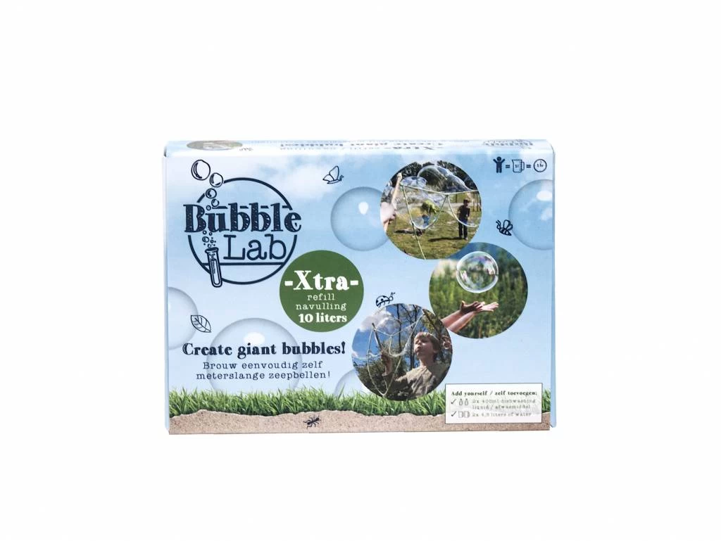 BubbleLab Bellenblaasspeelgoed BubbleLab Xtra 10 Liter Navulverpakking