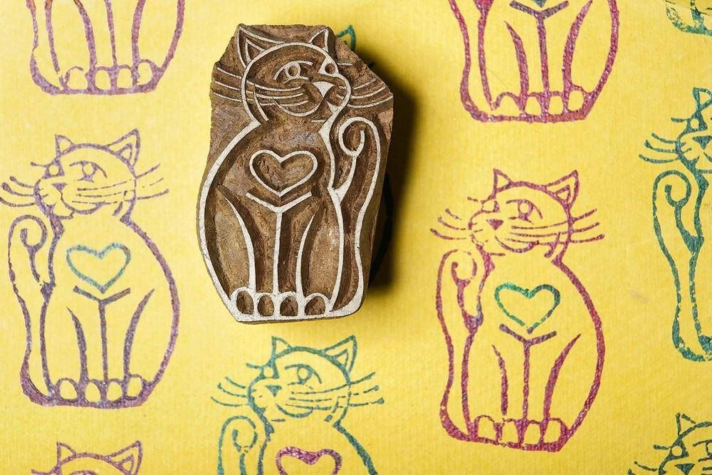 Blockwallah Blokstempel Cat - Kat