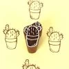 Blockwallah Blokstempel Cactus