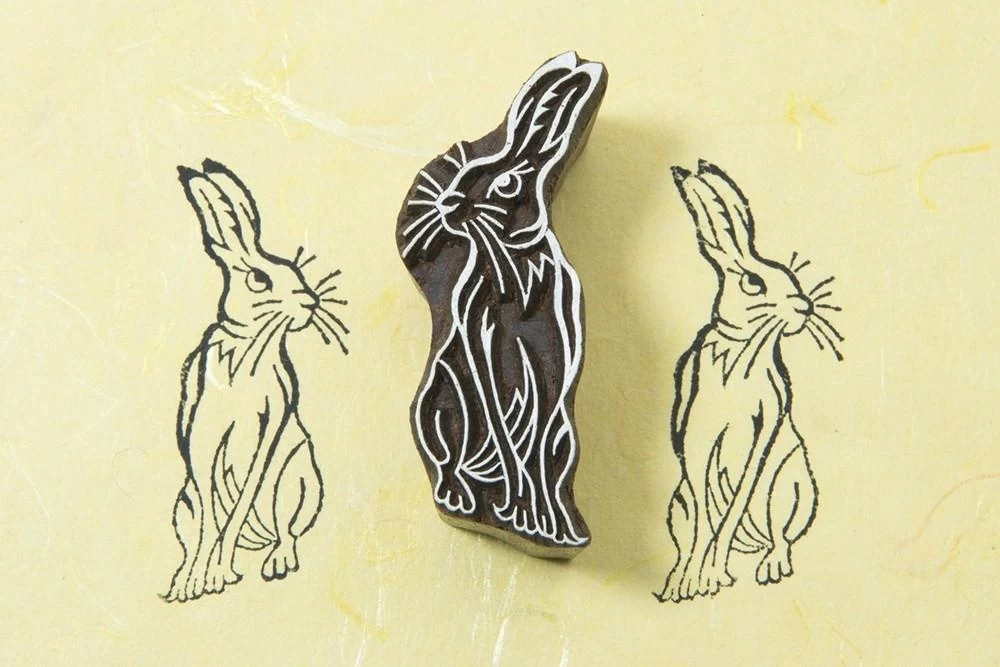 Blockwallah Blokstempel Forrest Bunny - Boskonijn