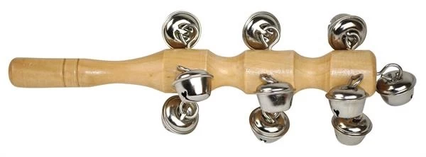 Voggenreiter Kindermuziekinstrumenten Bellen Aan Een Houten Staaf - Rammelaar Percussie