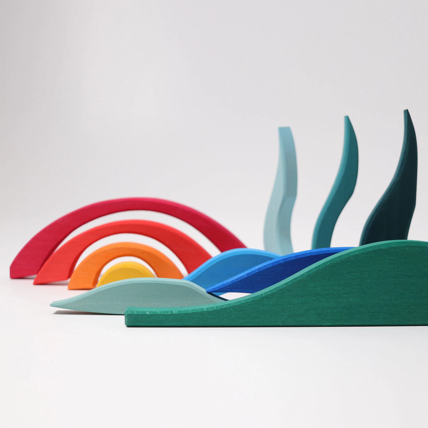 Grimms Landschapspuzzel - Horizon Met Verschillende Kleuren En Vormen - Afbeelding 4