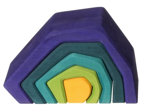 Grimms Stapelblokken Aarde Van Grimms Om Mee Te Bouwen