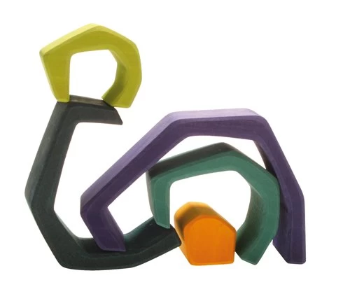 Grimms Stapelblokken Aarde Van Grimms Om Mee Te Bouwen - Afbeelding 2