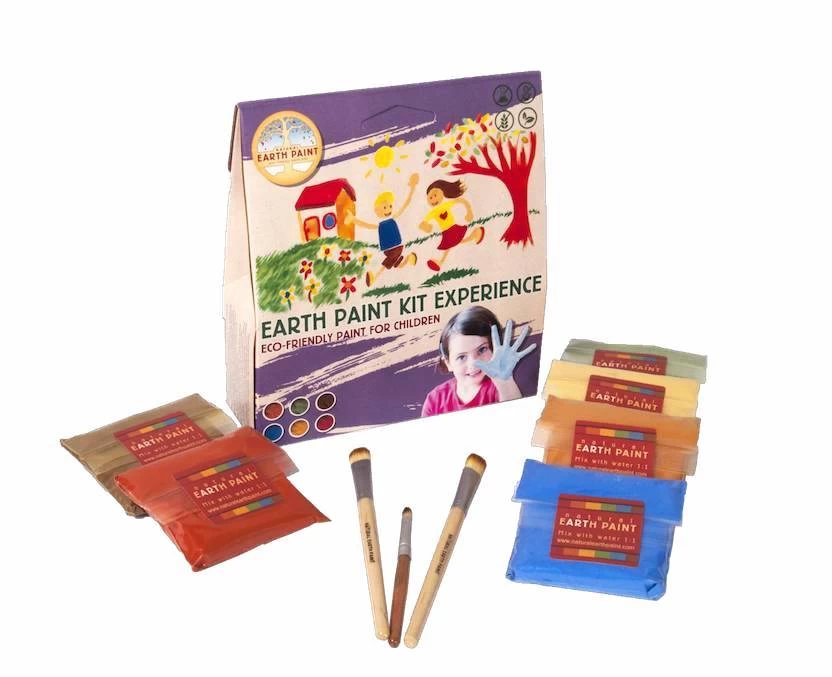 Natural Earth Paint Natuurlijke Kinderverf En Kunstverf Natuurlijke Gifvrije En Glutenvrije Kinderverf Kit Experience - Afbeelding 3