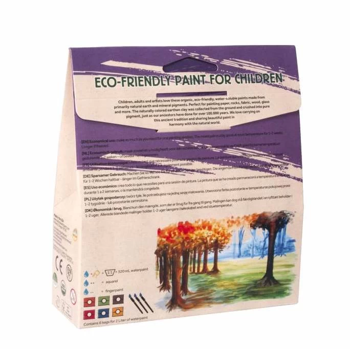 Natural Earth Paint Natuurlijke Kinderverf En Kunstverf Natuurlijke Gifvrije En Glutenvrije Kinderverf Kit Experience - Afbeelding 4