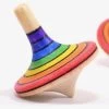 Mader Houten Tollen Tol Ralley Regenboog Klein Formaat