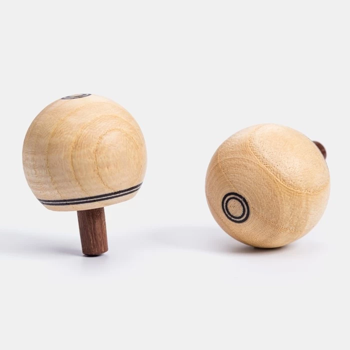 Mader Houten Tollen Mader Houten Omdraaitol Natuur - Afbeelding 4