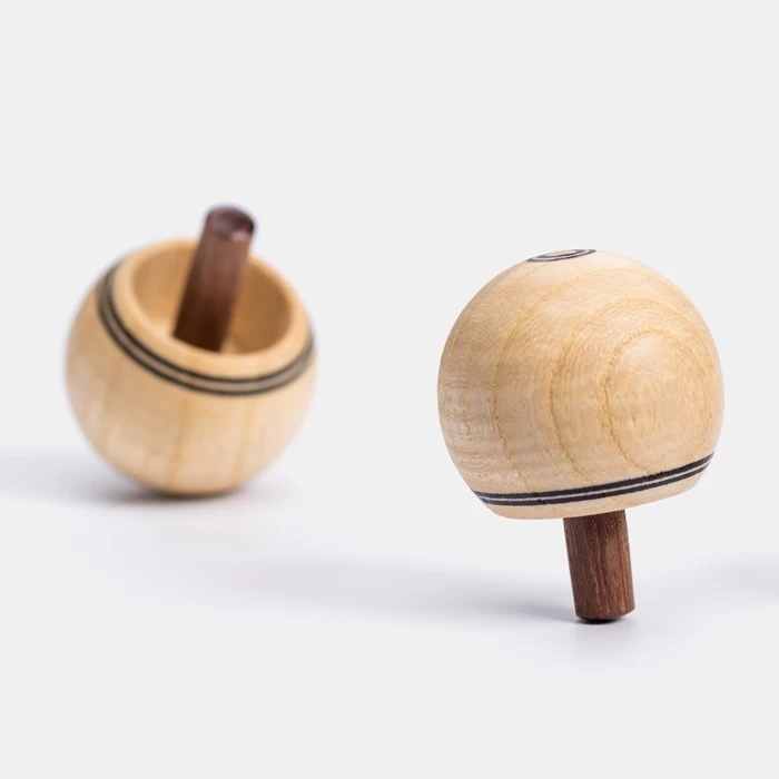 Mader Houten Tollen Mader Houten Omdraaitol Natuur - Afbeelding 5