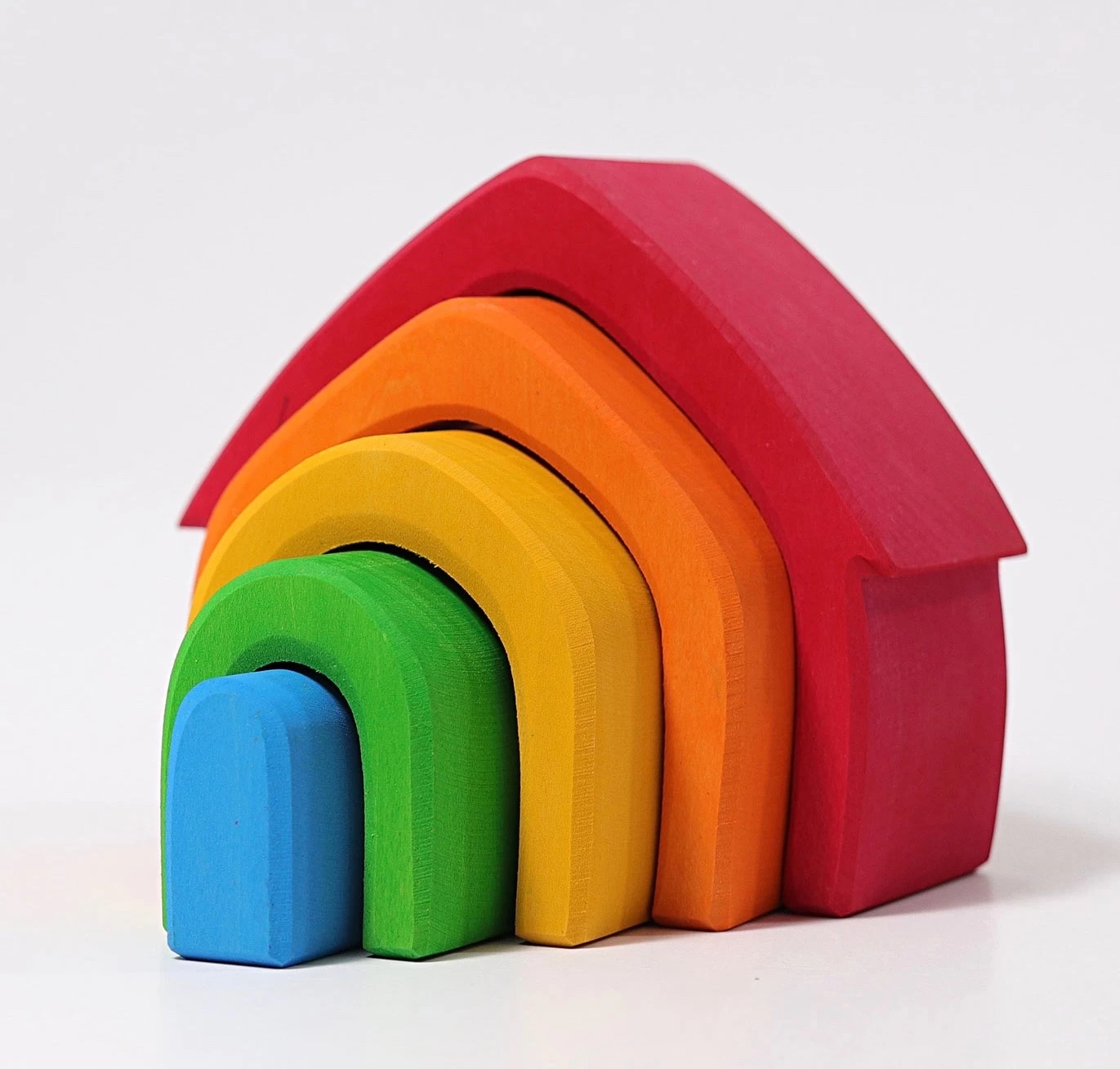 Grimms Houten Huis In Primaire Kleuren Voor Jonge Kinderen - Afbeelding 2