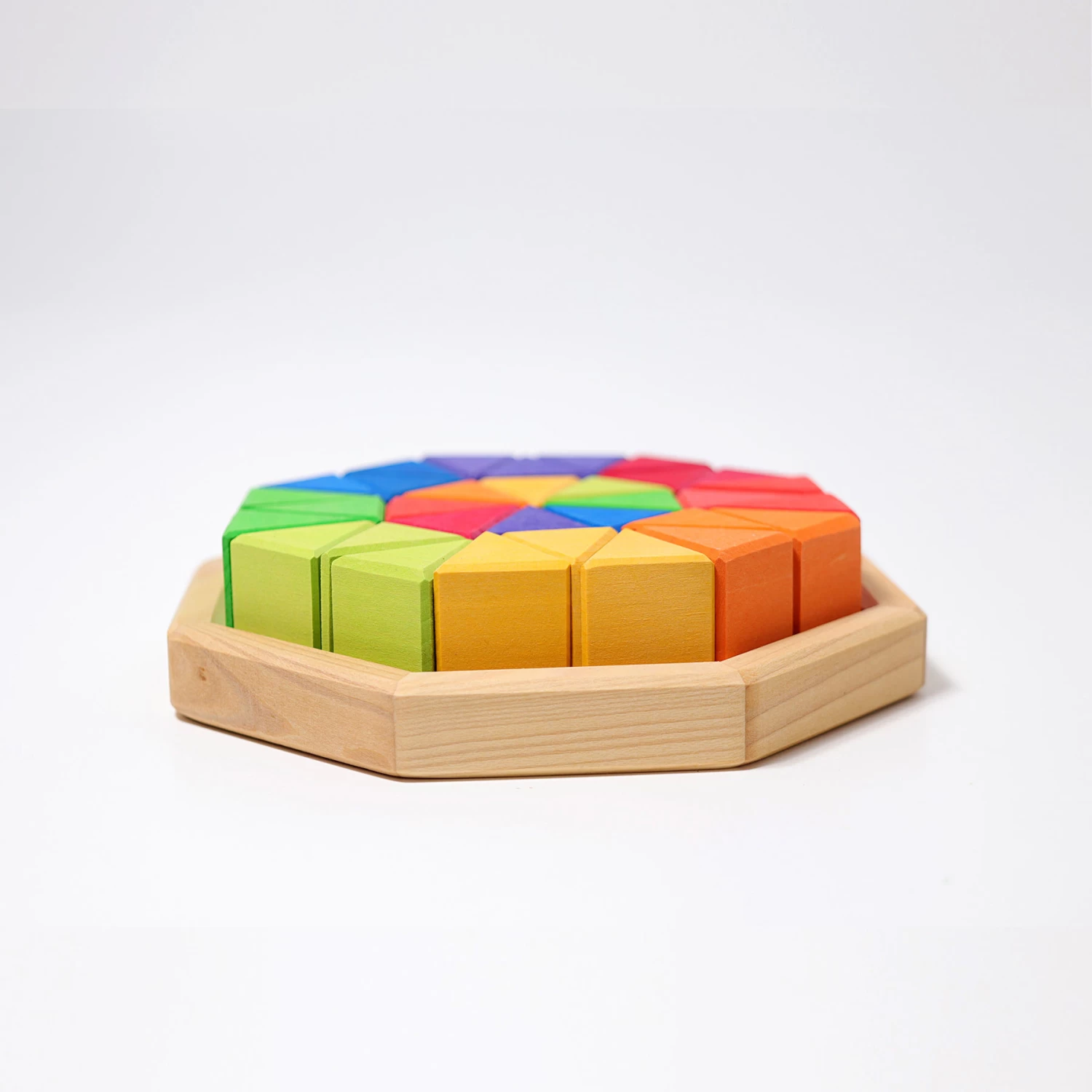 Grimms Grimms Geometrische Vormen Blokkenpuzzel Achthoek - Afbeelding 3